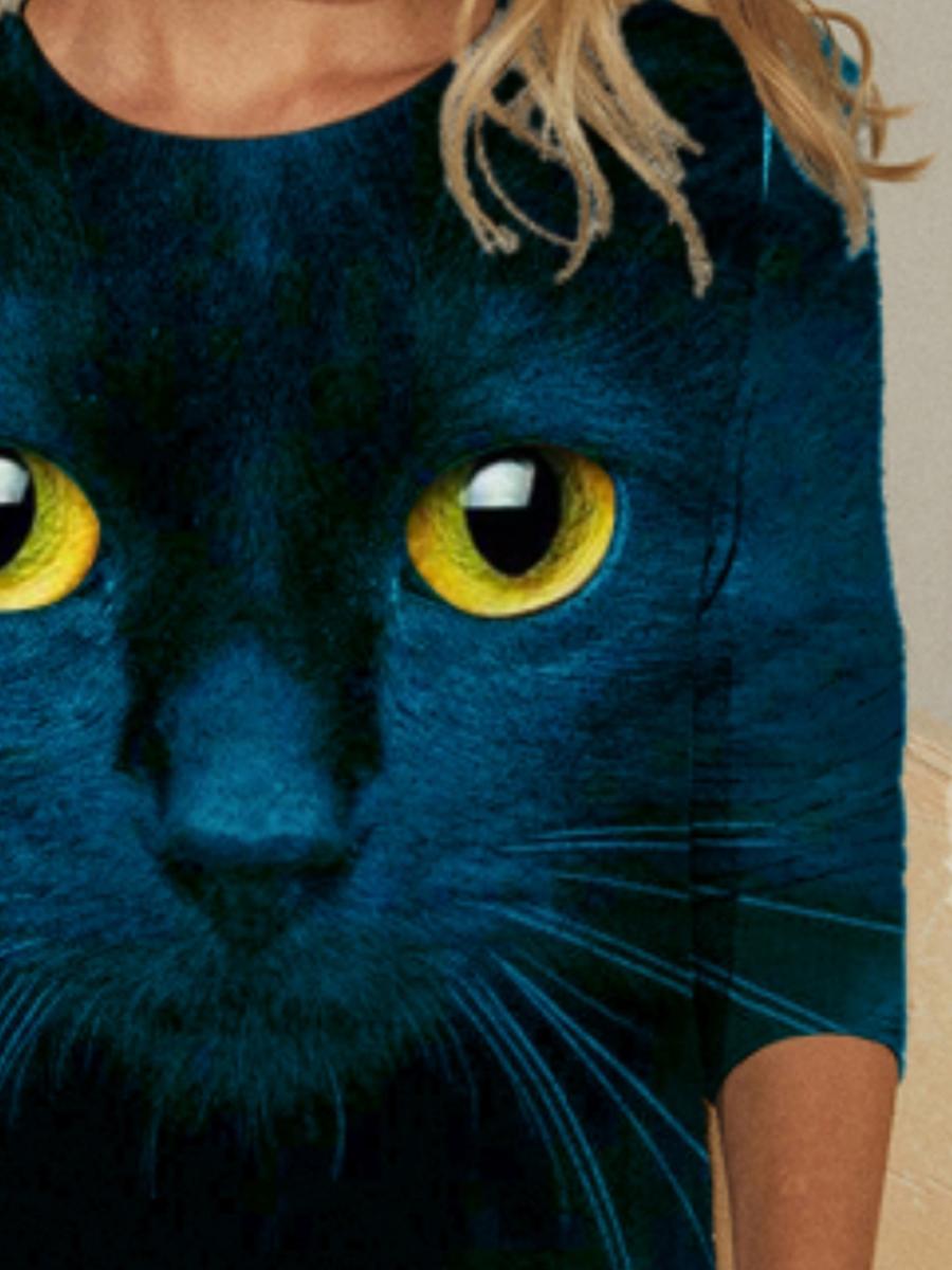 Casual Printed Crew Neck T-Shirt