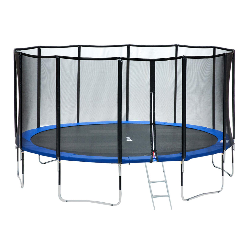 Exacme 15 FT Round Trampoline with 400 LBS Weight Limit&amp;Upgraded Carbon Fiber Support Pole