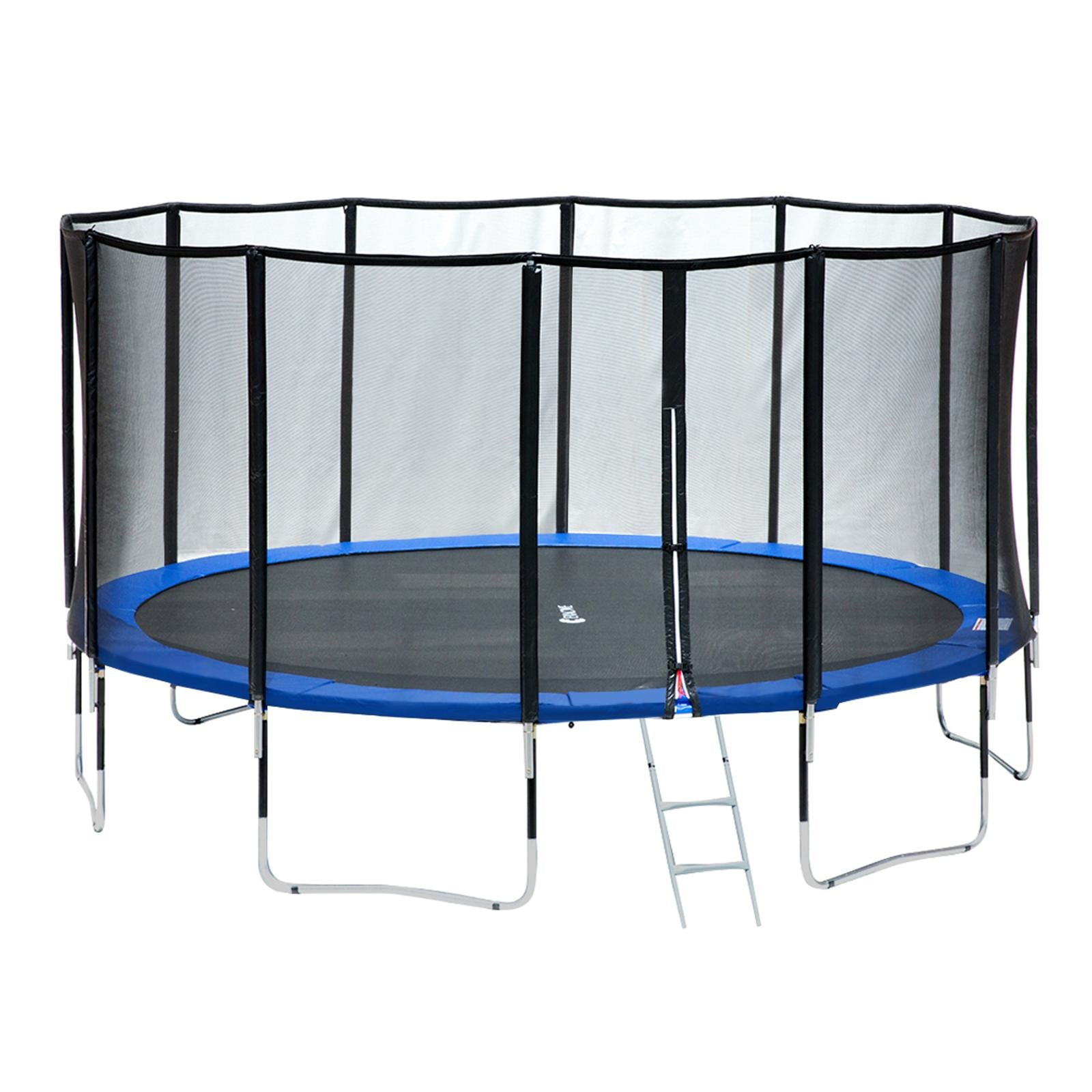 Exacme 15 FT Round Trampoline with 400 LBS Weight Limit&amp;Upgraded Carbon Fiber Support Pole