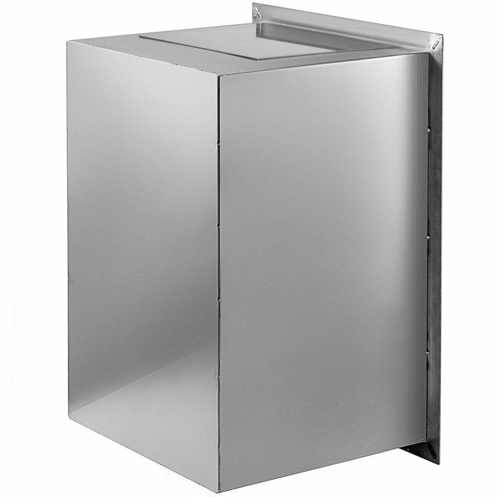 19.6x26.5 Inch Slide Out Trash Drawer BBQ Island Drawer Narrow Trash Bin w/ Ring