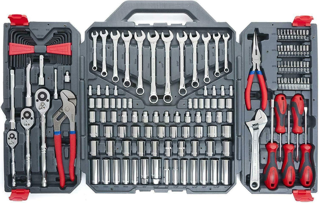 170 PIECE GENERAL PURPOSE TOOL SET CLOSED CASE GARASHOP HOME TOOLS Tool box Tool kit Wrench set Mechanic tool set Tools for mechanics Home improvement Hand tools Tool boxes Tool sets