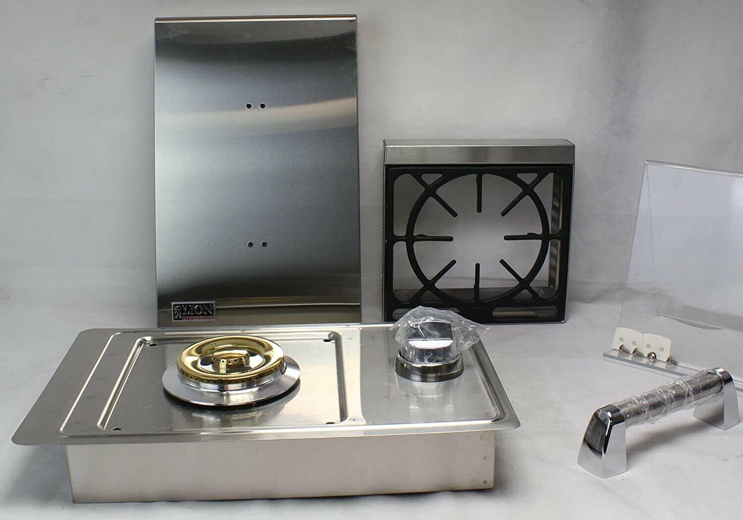 SINGLE DROP IN BBQ ISLAND SIDE BURNER 15KBTU NATURAL GAS