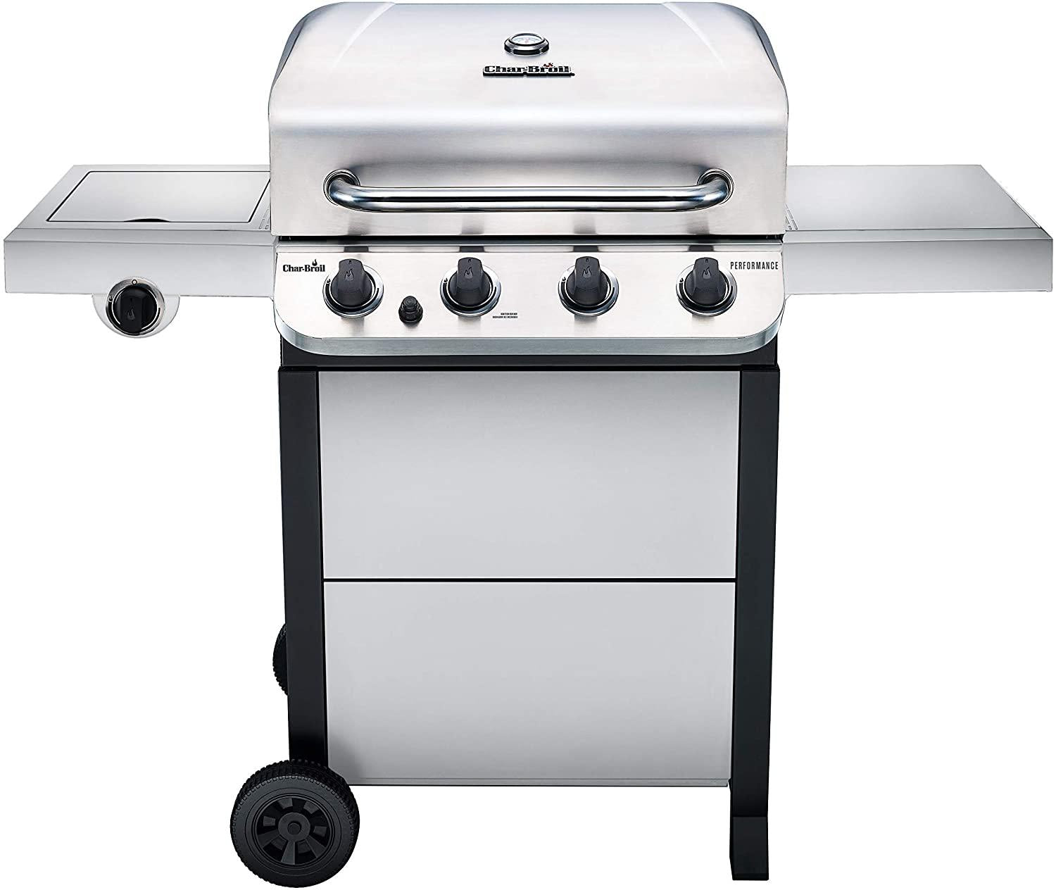 463377319 Performance 4-Burner Cart Style Liquid Propane Gas Grill, S
