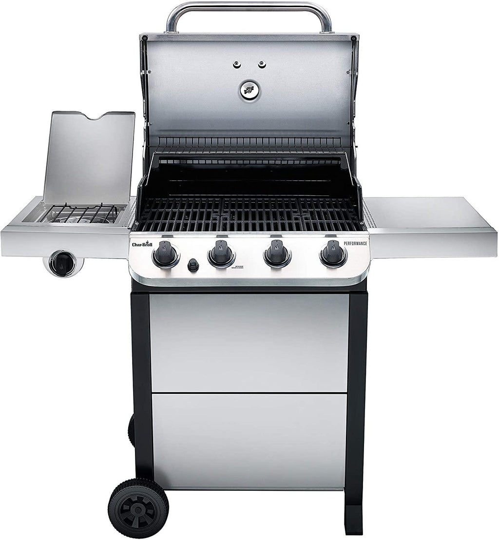 463377319 Performance 4-Burner Cart Style Liquid Propane Gas Grill, S
