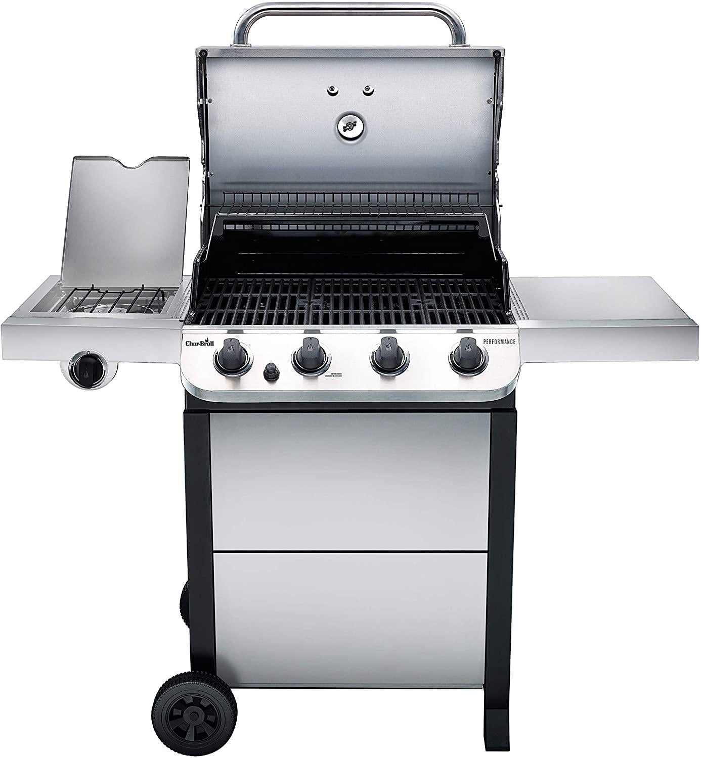 463377319 Performance 4-Burner Cart Style Liquid Propane Gas Grill, S