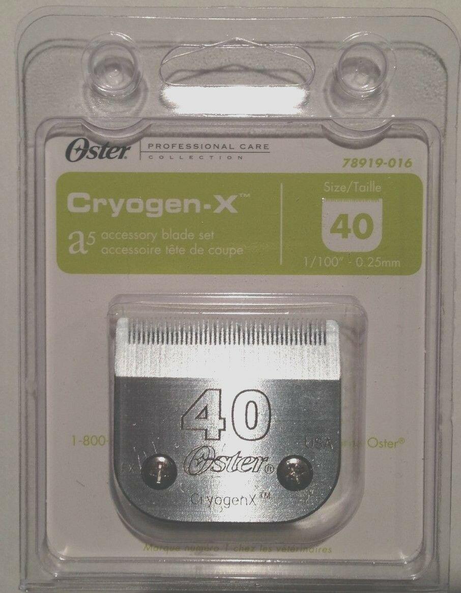 Oster # 40 Clipper Blade for A5 Cryogen-x