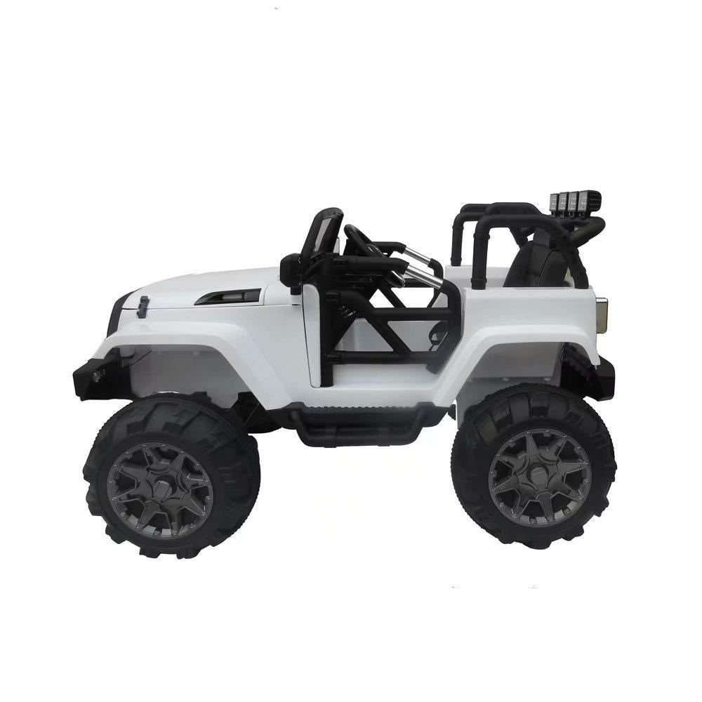 12V Kids Ride On Car SUV MP3 RC Remote Control LED Lights White for Christmas gift