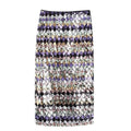 vintage sequin midi skirt