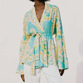 long sleeve loose summer cardigan