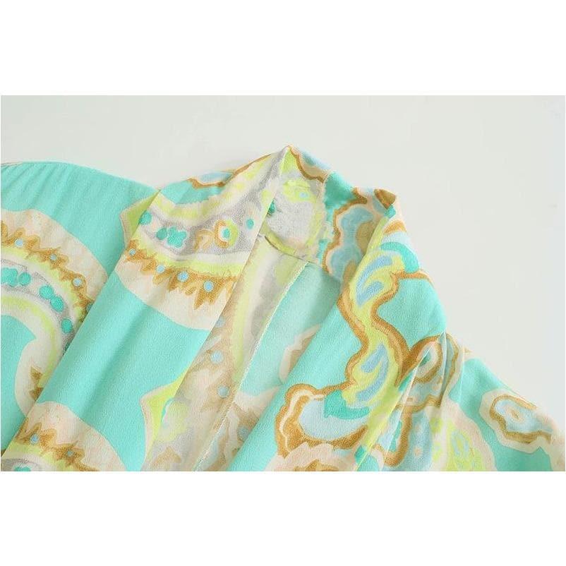 long sleeve loose summer cardigan