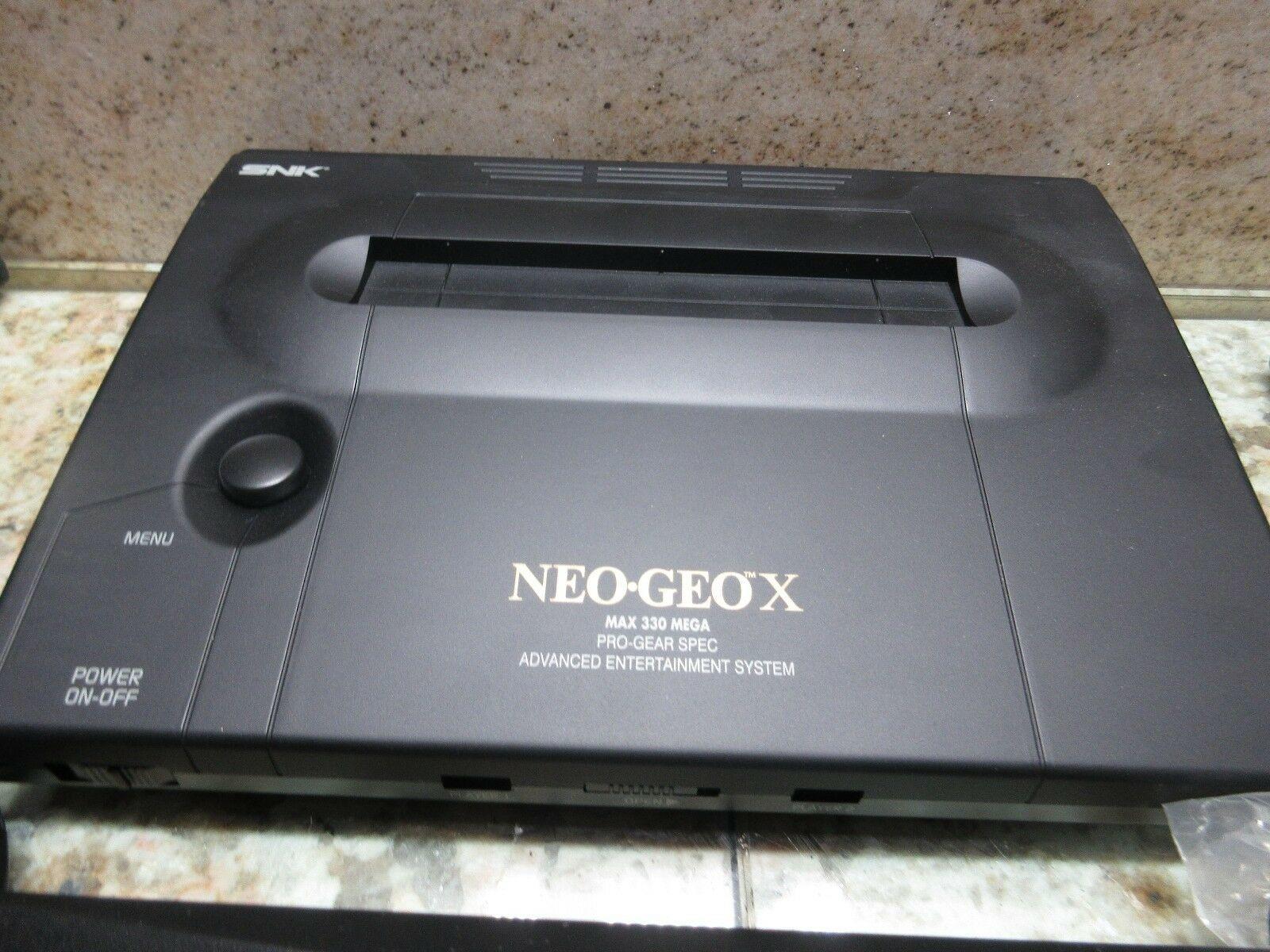 NEO GEO X GOLD CONSOLE NG-001 AES USA VIDEO GAME SYSTEM  S TESTED