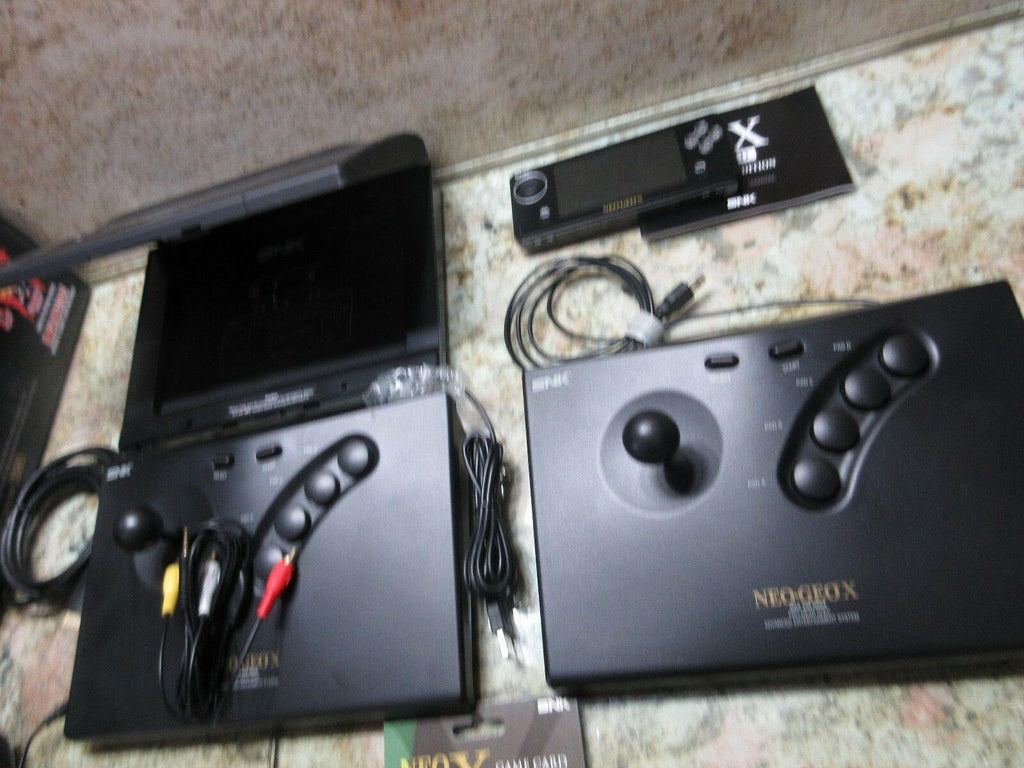 NEO GEO X GOLD CONSOLE NG-001 AES USA VIDEO GAME SYSTEM  S TESTED