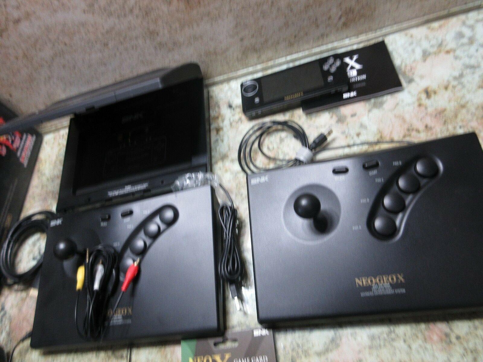 NEO GEO X GOLD CONSOLE NG-001 AES USA VIDEO GAME SYSTEM  S TESTED