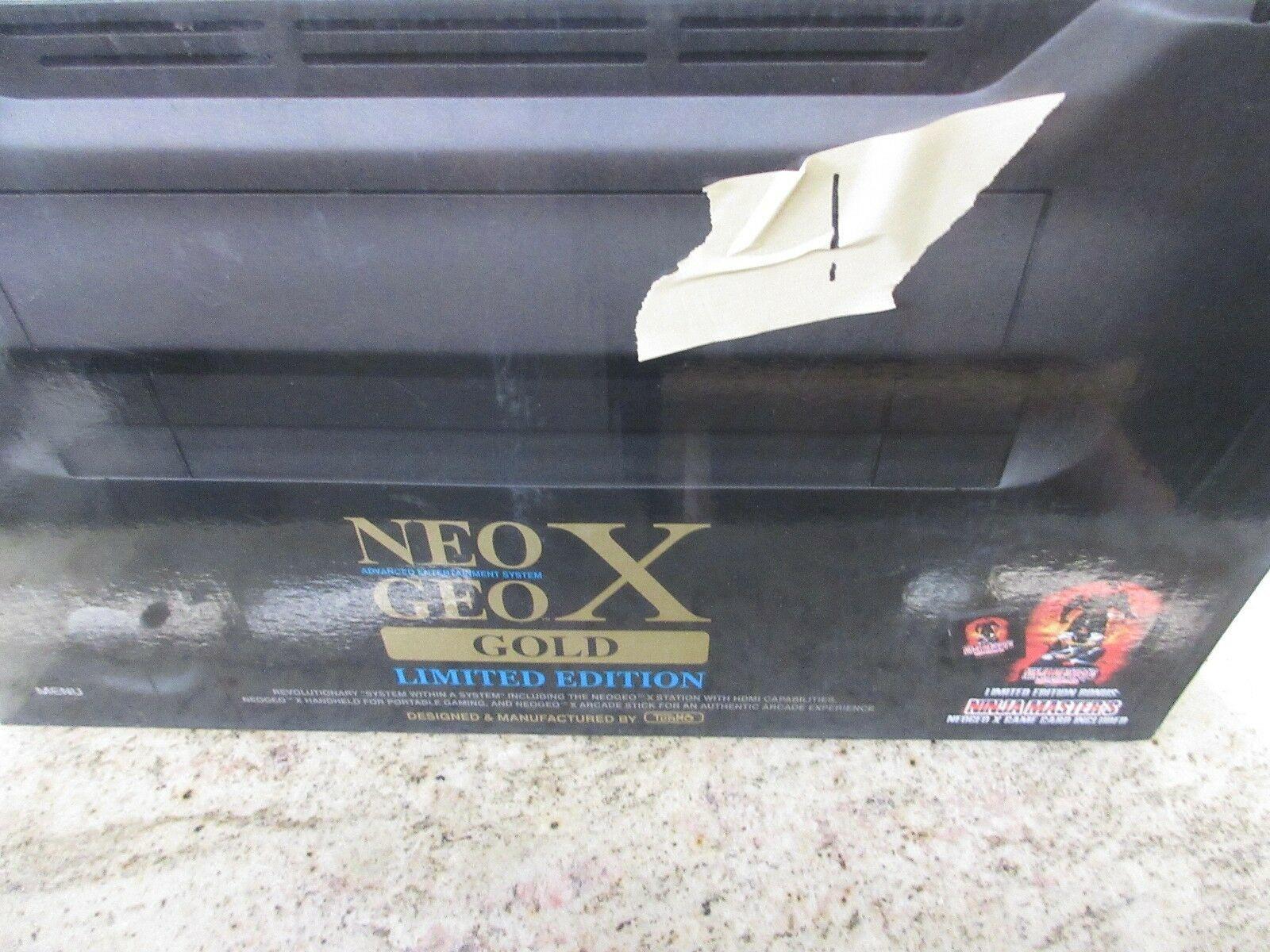 NEO GEO X GOLD CONSOLE NG-001 AES USA VIDEO GAME SYSTEM  S TESTED