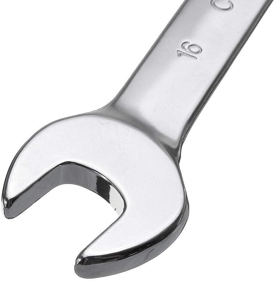 ZXY-NAN 12pc Metric Ratcheting Spanner Combination Wrenche Hand Tools 9mm-18mm CR-V Steel Household Tool Sets