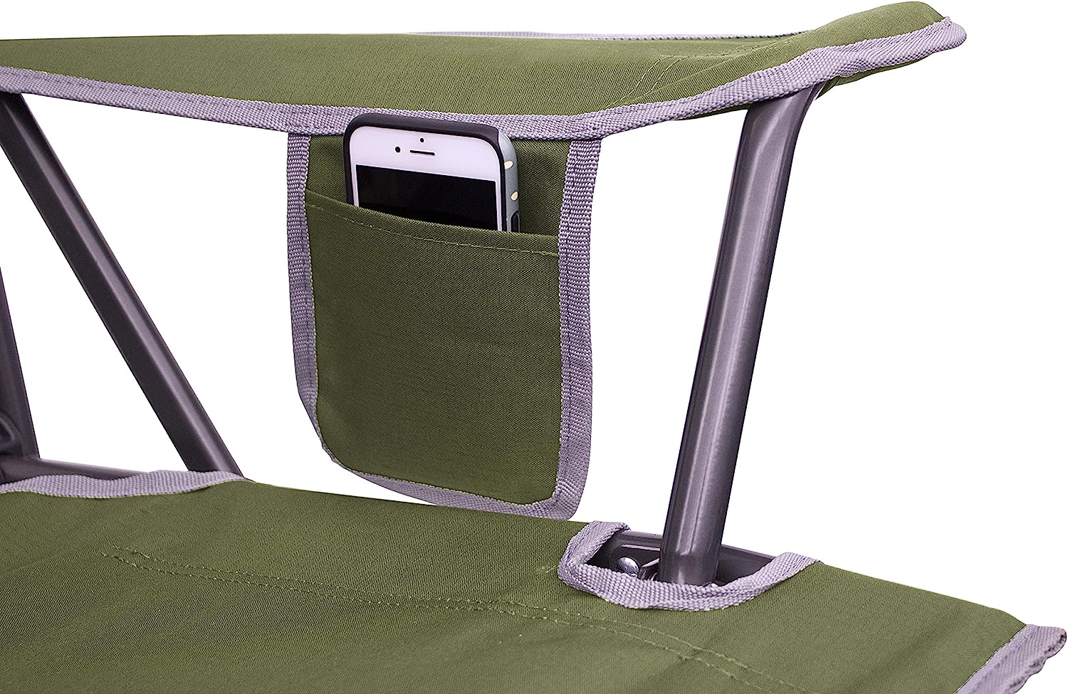 GCI Outdoor Comfort Pro Rocker Collapsible Rocking Chair &amp; Outdoor Camping Chair, Loden Green
