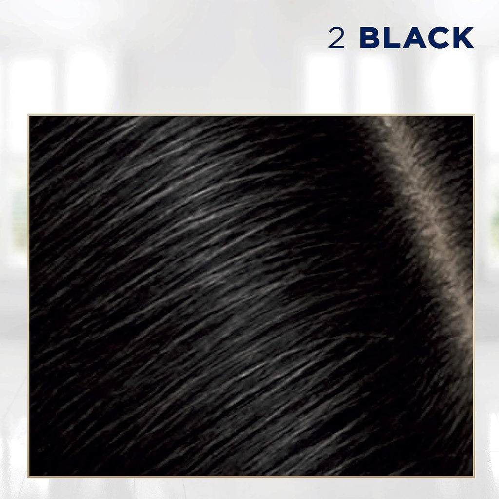 Clairol Root Touch-Up by Nice'n Easy Permanent Hair Dye, 2 Black Hair Color, Pack of 1