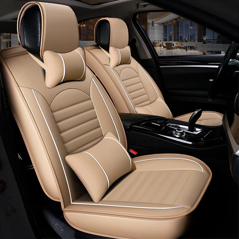 Universal Full Coverage Leather Car Seat Cover Protector