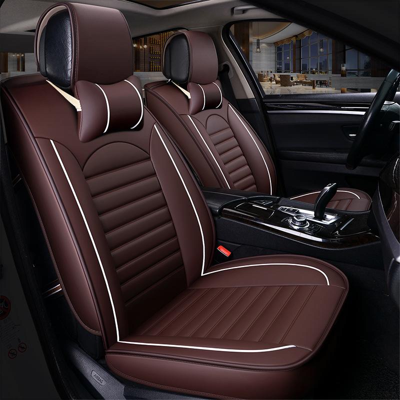 Universal Full Coverage Leather Car Seat Cover Protector