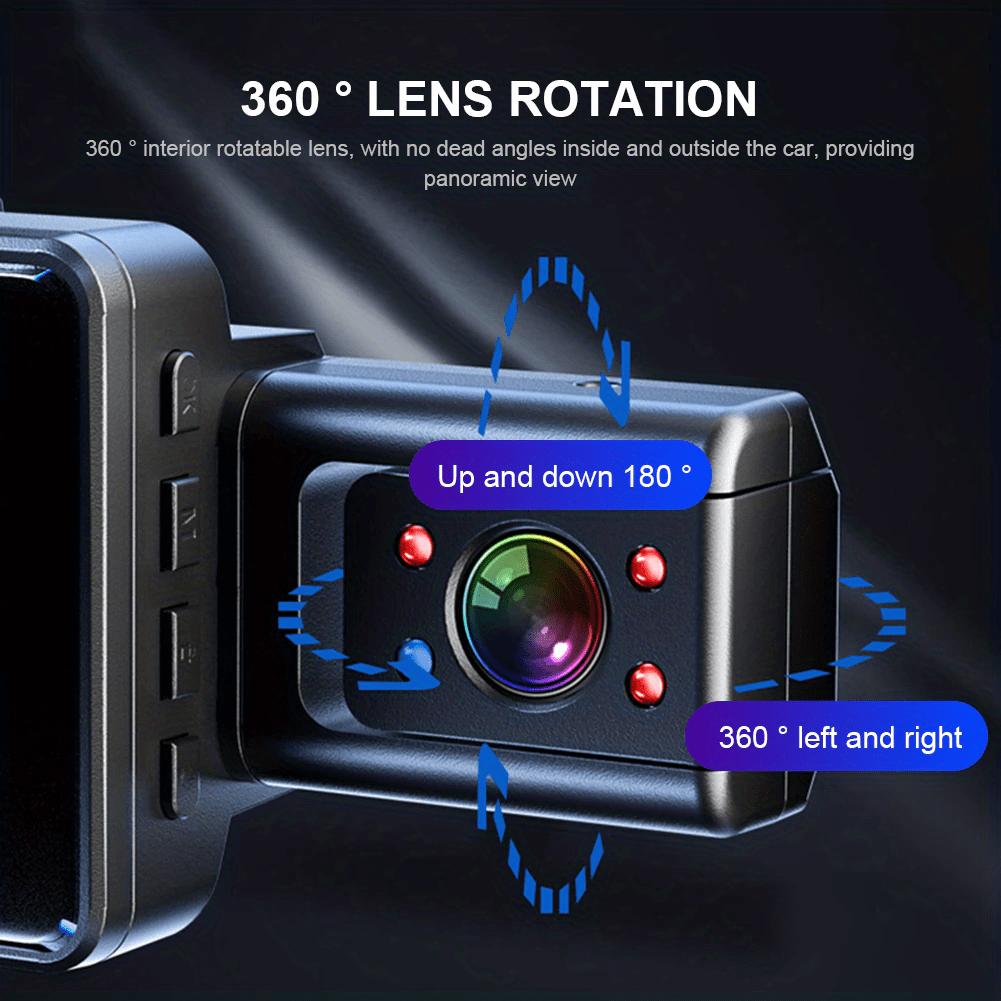 Dual Lens Dash Cam: Get Crisp 1080P Video Recording Day &amp; Night - 3.16 Wide Angle View!