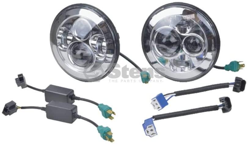 Stens Head Light Kit 12-24 Volt, 7" Round Headlight kit, LED