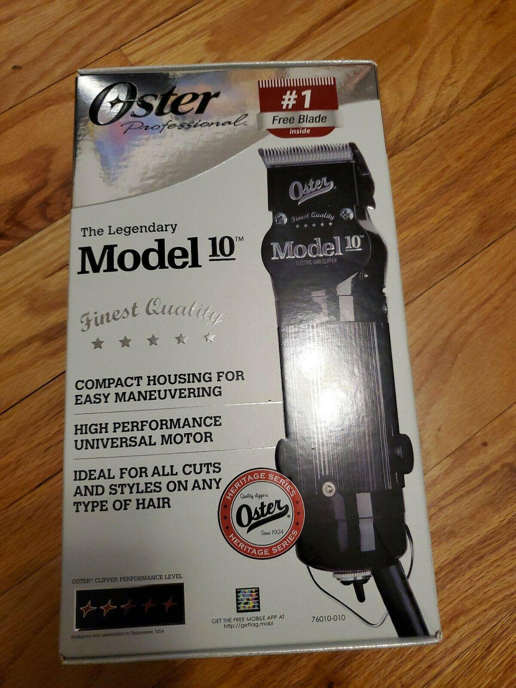 Oster Model 10 Heavy Duty Detachable Blade Clipper 76010-010
