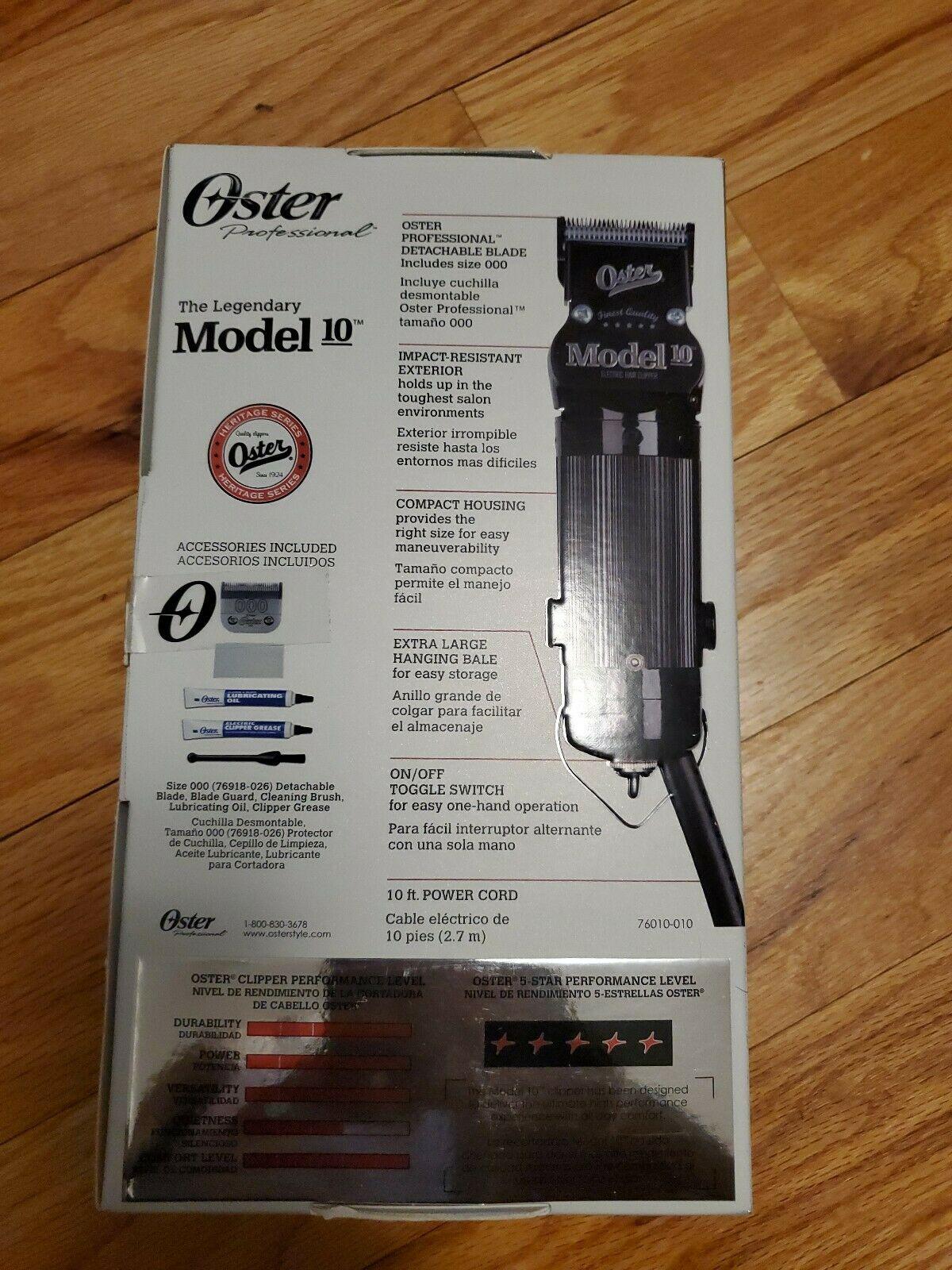Oster Model 10 Heavy Duty Detachable Blade Clipper 76010-010