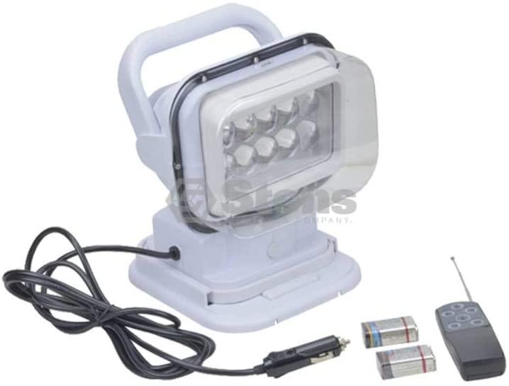 Stens Work Light 12-24 Volt, 7 3/8" Magnetic Base, Remote Control, 10 LED, spot
