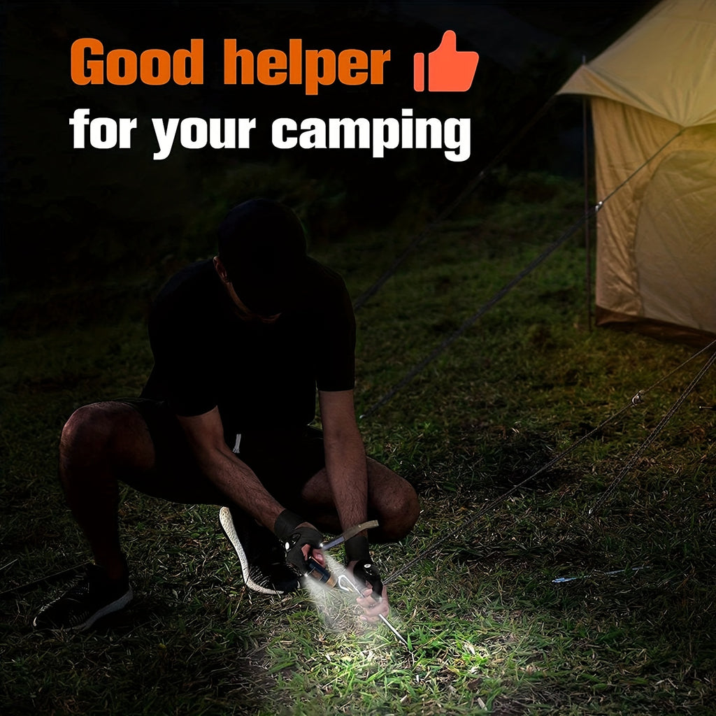 LED Flashlight Gloves-CR2016 Battery Powered (Battery Not Included), Gifts For Dad Boyfriend, Gadget Hands-Lights For Camping Fishing Repairing