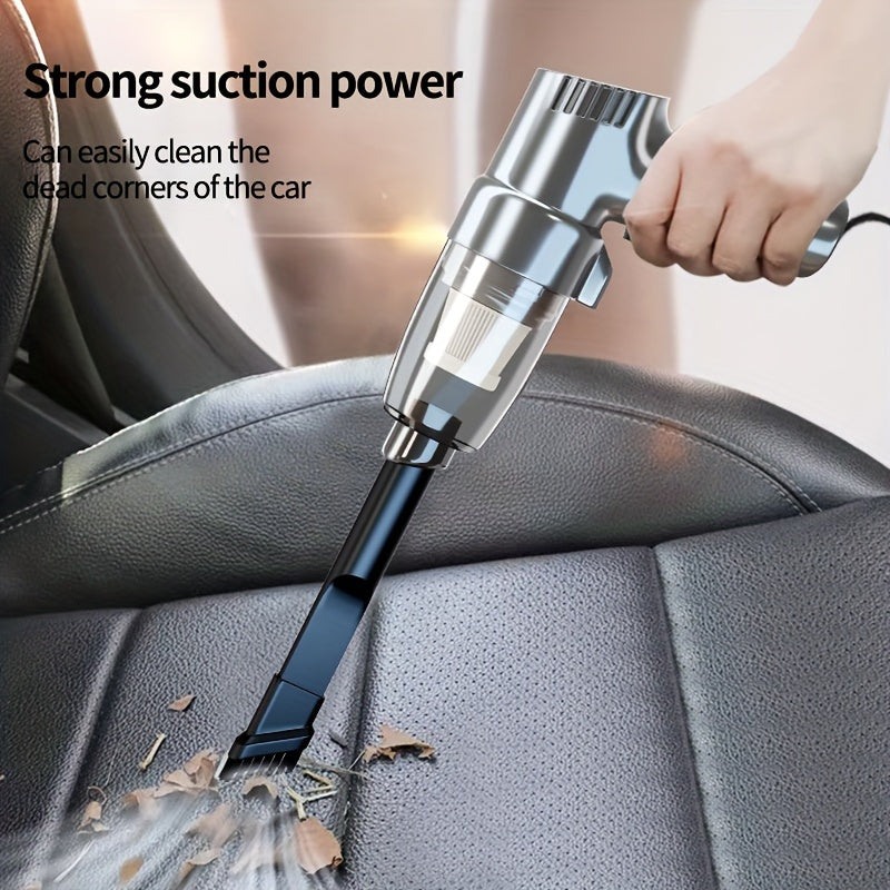 Car Mounted Vacuum Cleaner, Super Strong, High-power, High Suction, Dry And Wet Dual-purpose Sedan, Small, Mini, Handheld, Multifunctional, Portable