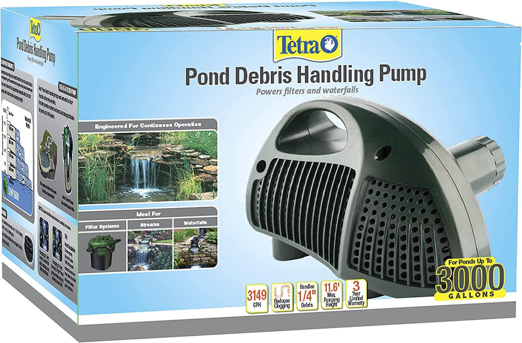 Tetra Pond Debris-Handling Pump, Energy Efficient, UL Listed