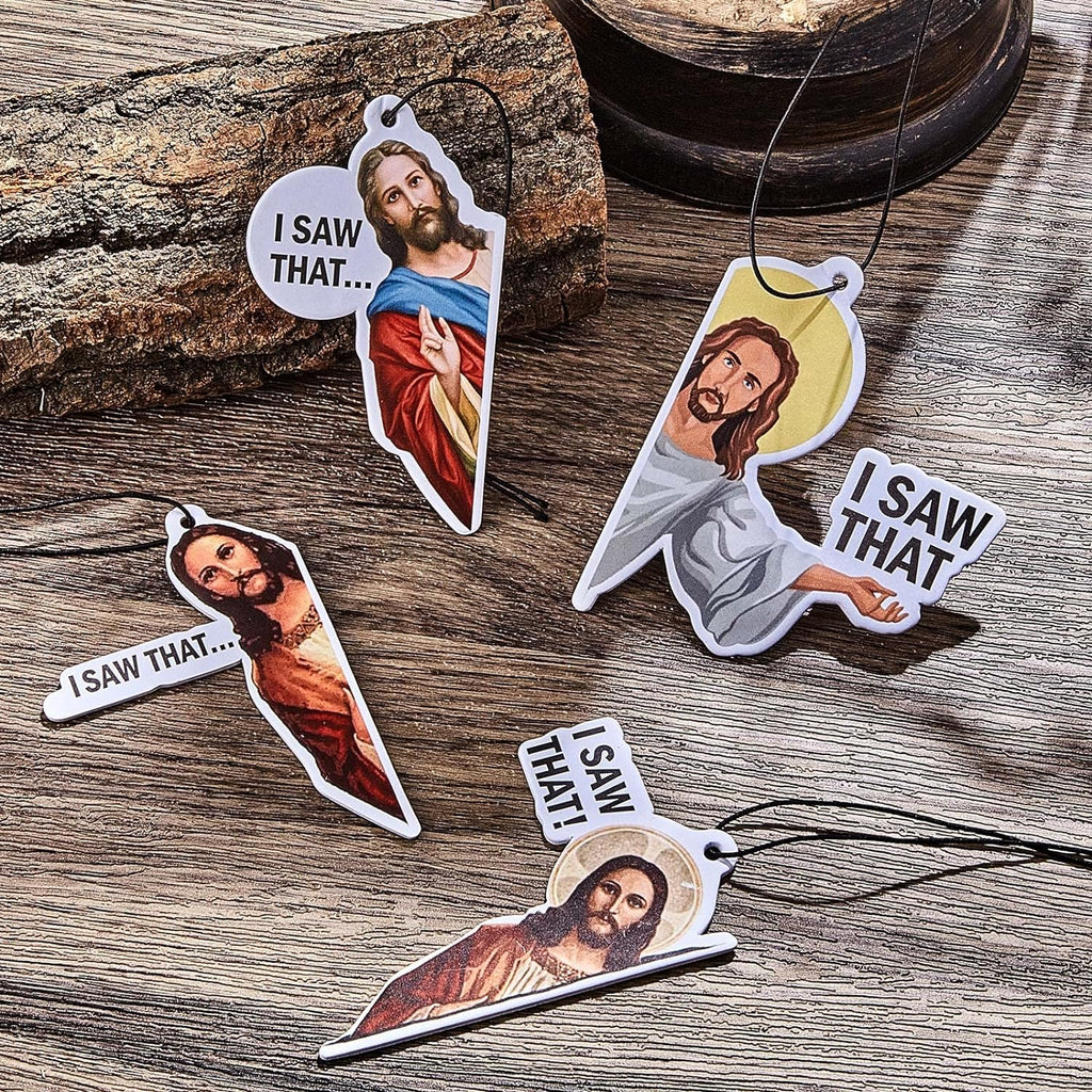 8 Pack I Saw That Car Air Fresheners Funny Hanging Air Fresheners Car Fresheners for Men, Cute Car Mirror Freshener, Scented Hanging Accessories for Men Woman