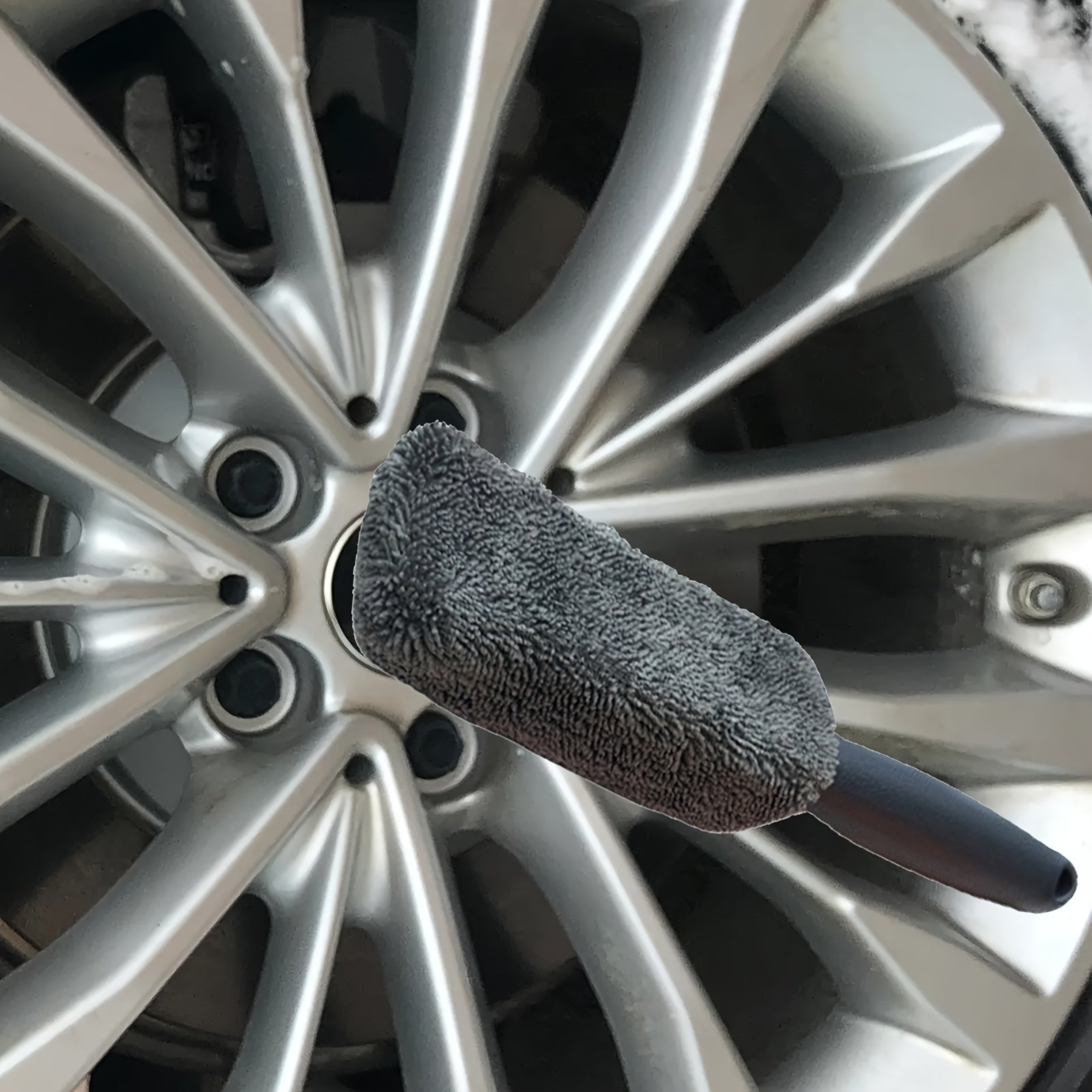 Car Cleaning Brush, Car Wheel Hub Cleaning Brush Wheel Rim Cleaner Detailing Brush Cleaning Tool For Car Trunk Motorcycle Auto
