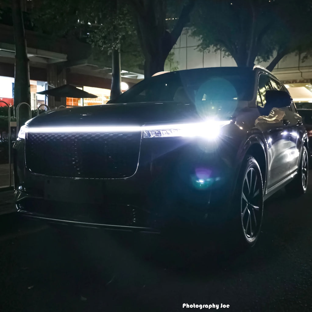 Upgrade Your Vehicle with a Universal 12V, 10W Start-Scan Car LED Hood Light Dynamic Daytime Running Light!