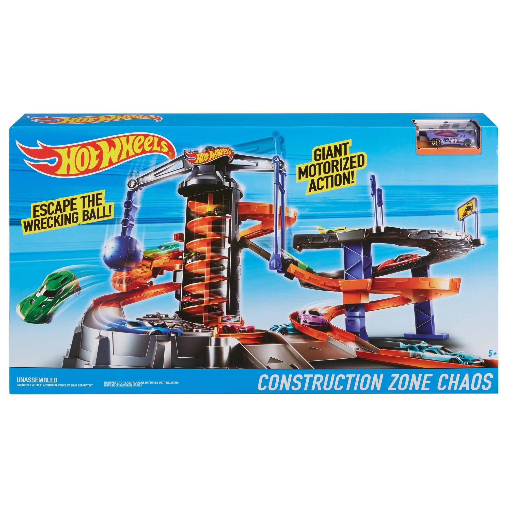 Hot Wheels Construction Zone Chaos Playset