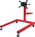 BIG RED T25671 Torin Steel Rotating Engine Stand with 360 Degree Rotating Head and Tool StoraTray: 5/8 Ton (1,250 lb) Capacity, Red