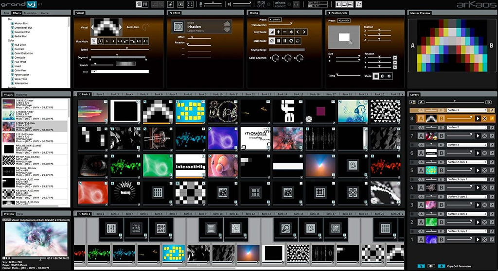 American DJ GRAND VJ 2.0-XT Vj Software With Video Mapper For Projection Mapping