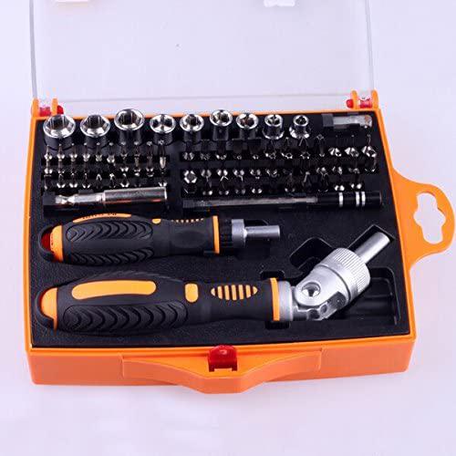 ZHENWOCAI JM-6108 79 in 1 Screwdriver Ratchet Hand-tools Suite Furniture Computer Electrical maintenance Tools New