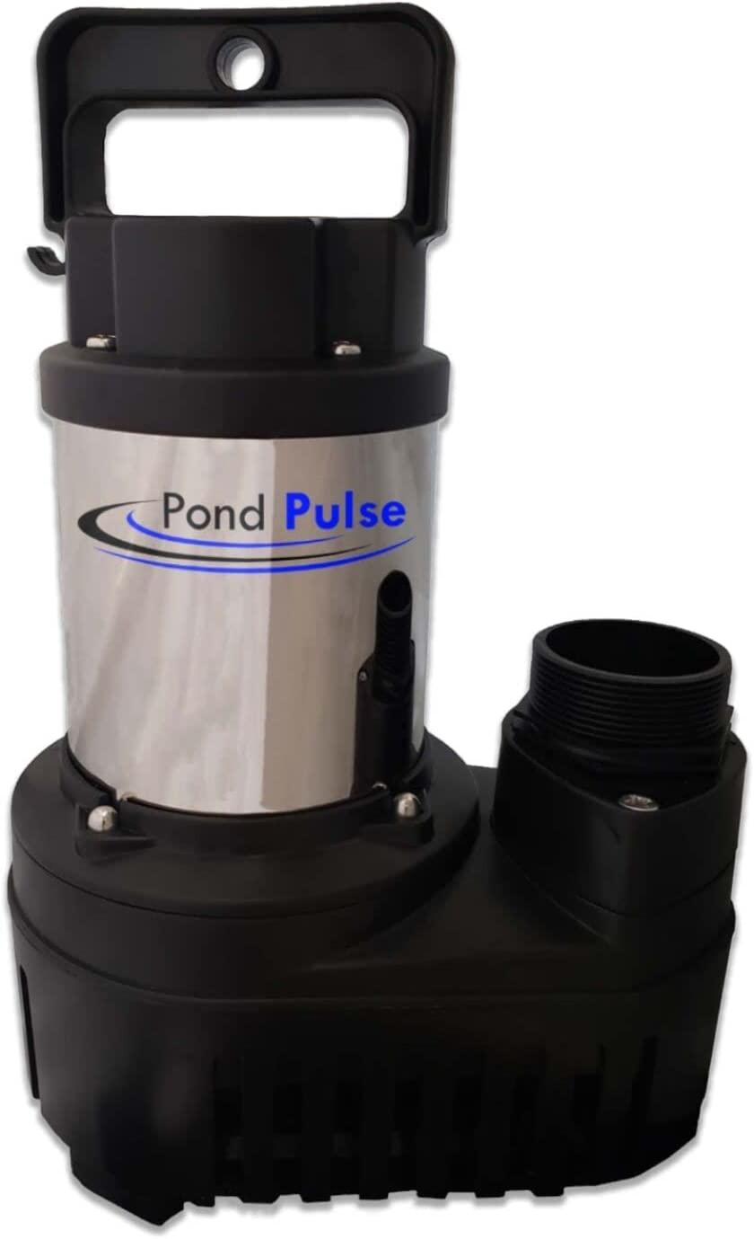 HALF OFF PONDS Pond Pulse 6,500 GPH Hybrid Drive Submersible Pump for Ponds, Water Gardens and Pond  Waterfalls w/ 30' Power Cord - PP-6500