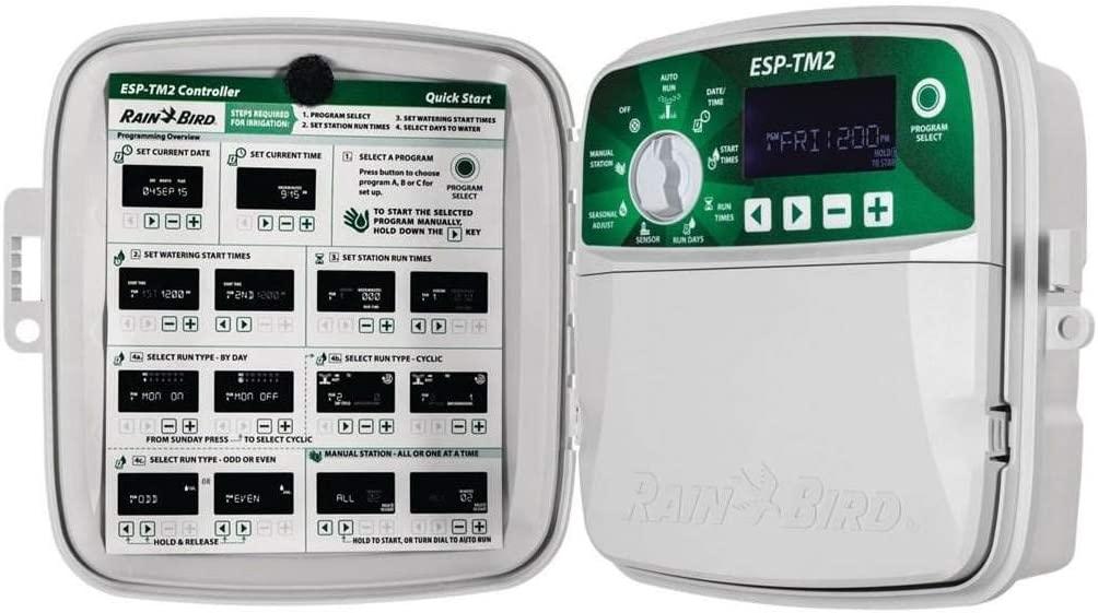 Rain Bird ESP-TM2 8 Station LNK WiFi Irrigation System Outdoor Controller Timer