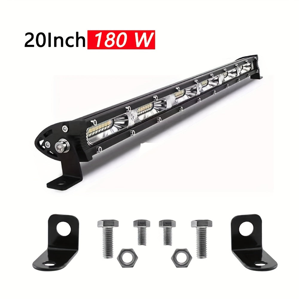 LED Work Light Ultra-thin Single Row LED Light Bar Suitable For Off-road 4x4  Car SUV Trucks Tractor Fog Lights 12V/24V Spot Flood  Light Bar