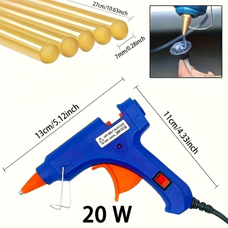 T-bar Puller Car Dent Repair Tool Kit Automotive Body Sheet Metal Paintless Suction Cup Mechanical Workshop Tools Set For Car