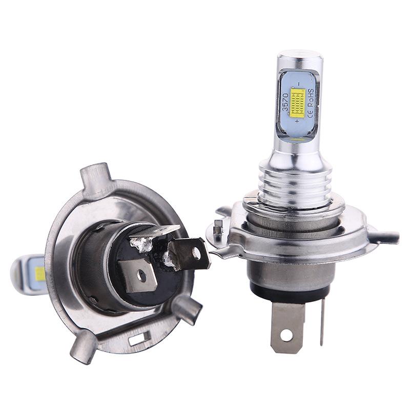 2PCS Blue Yellow White High Light External Led Bulb Car Led Fog Driving Lights H4 80W 3570 2SMD