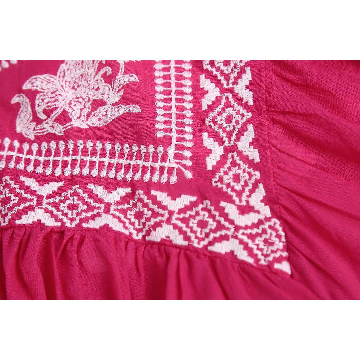 pink pleated blouse