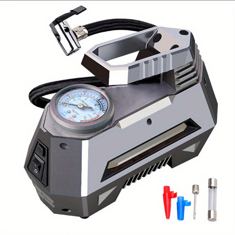 Auto Air Compressor For Tires, Inflator Car Tire Pump With Digital Display Pressure Gau150 Psi Bright Emergency Flashlight