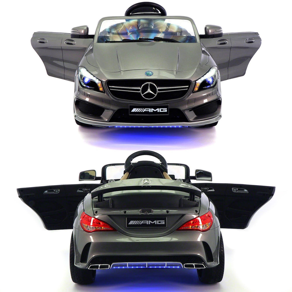 2023 Mercedes Benz CLA 12V Ride On Car for Kids w/ Remote Control, | Kids Car to Ride Licensed Kid Car to Drive - Dining Table, Leather Seat, Openable Doors, LED Lights