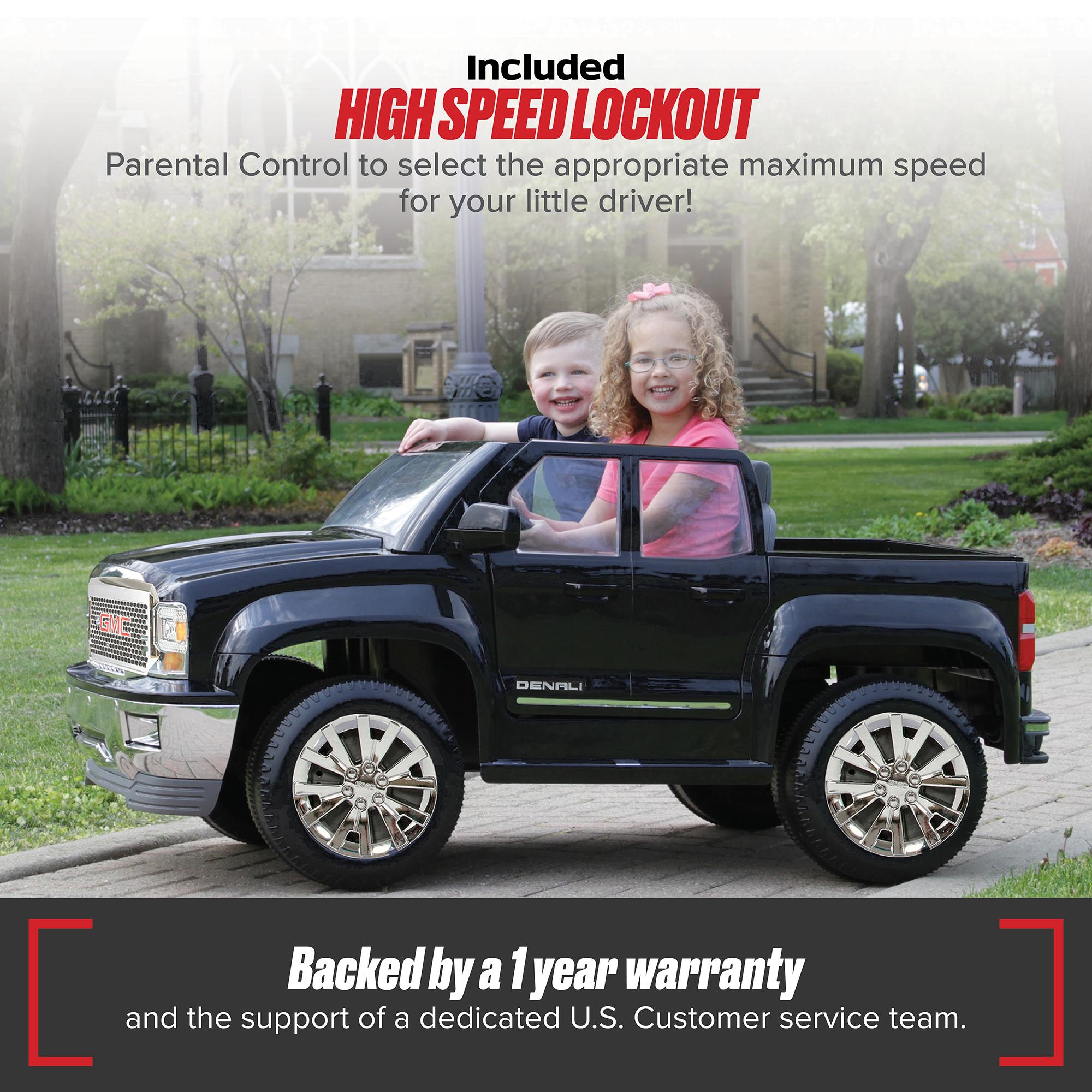 Rollplay GMC Denali 12 Volt Battery Powered Ride-On Vehicle, Black
