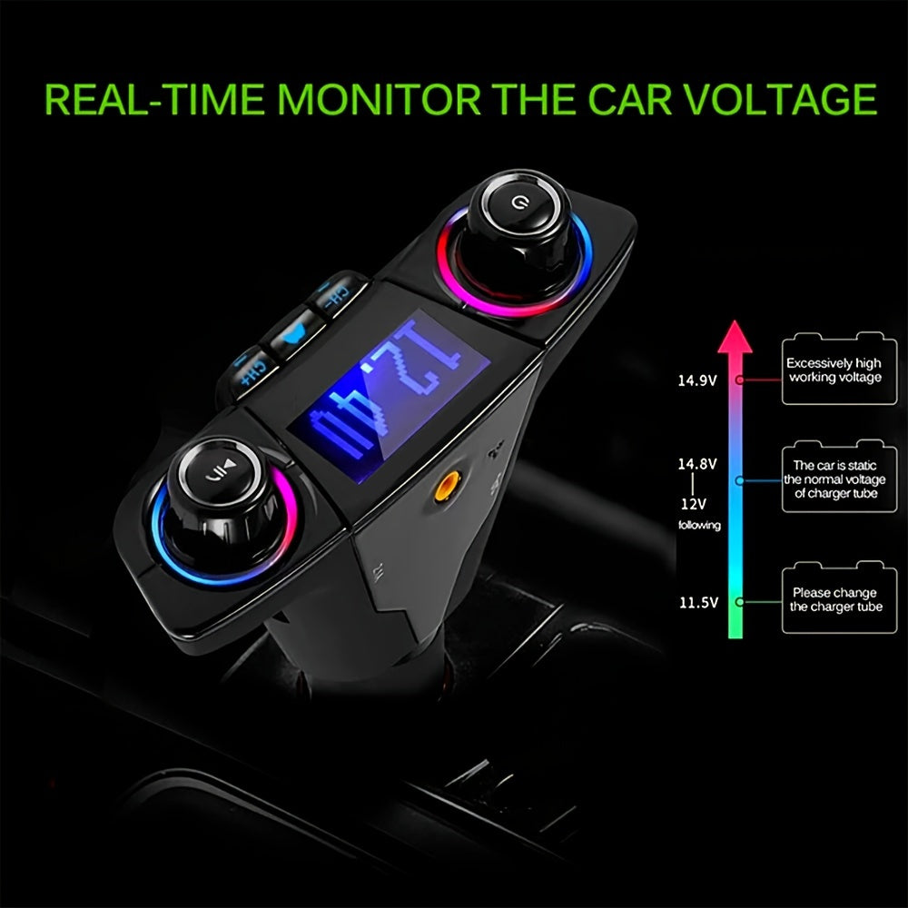 Car FM Transmitter MP3 Player Adapter Charger Handsfree