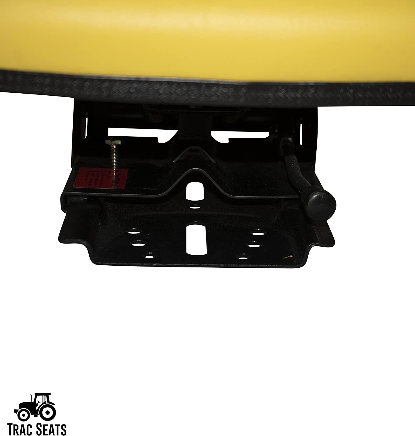 TRAC SEATS Yellow Suspension Tractor SEAT FITS John Deere 1020,1530,2020,2030,2040,2155, 2280, 5210 (Same Day  - GET IT Fast!! View Our Transit MAP)