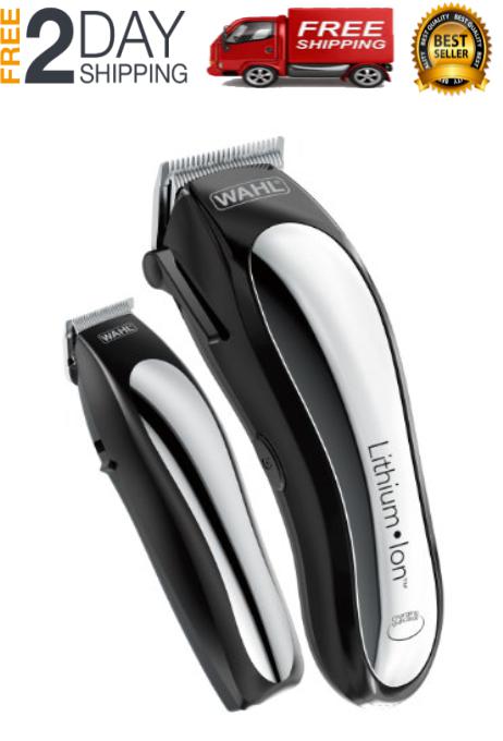 Men Professional Cordless Hair Cut Clippers Cutting Kit Trimmer Machine NEW